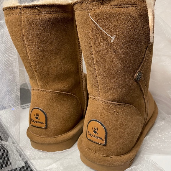 BearPaw Womens Winter Boots Pam Brown Size 8 - Picture 7 of 10